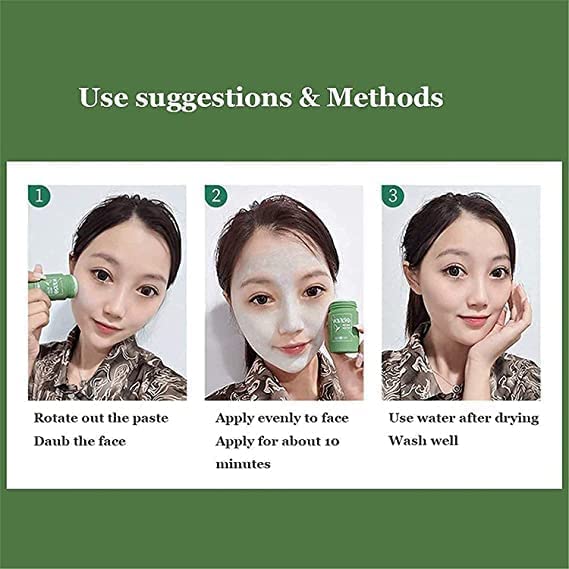 Green stick face mask