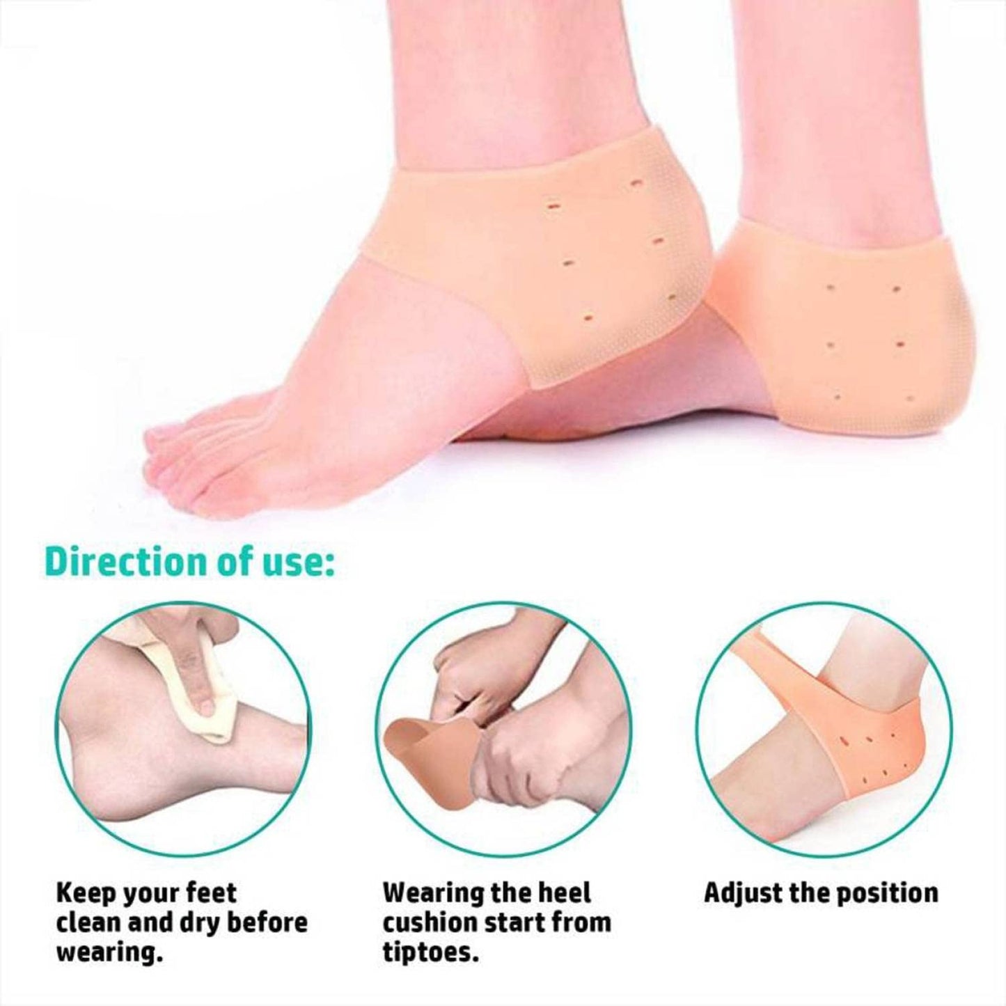 Anti crack heel