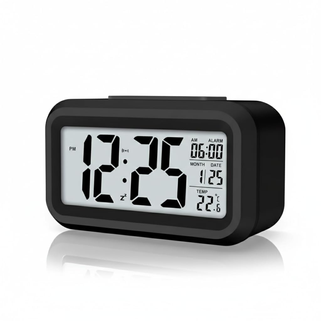 Rectangle Clock Digital Alarm