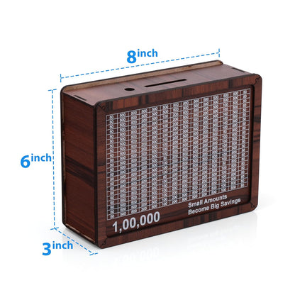 Wooden Money Saving Box