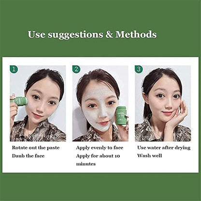 Green stick face mask