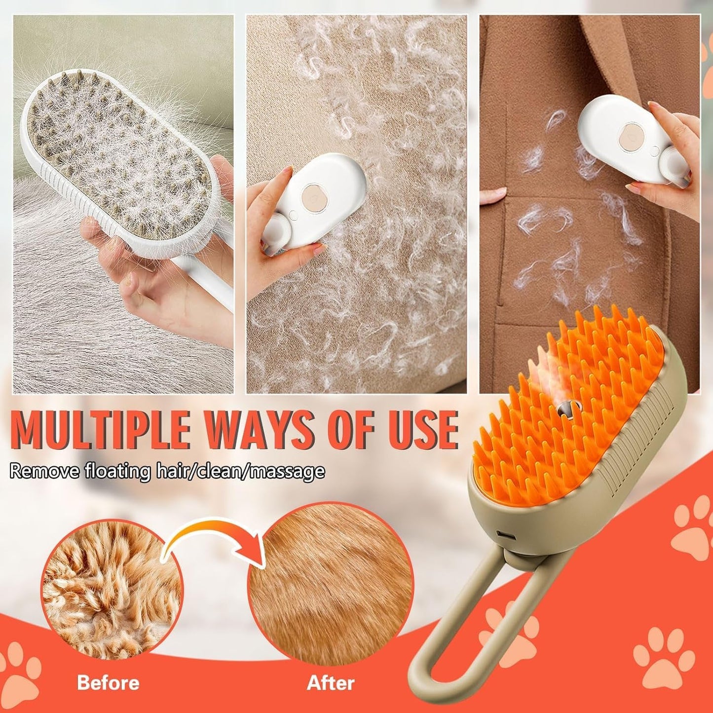 Pet Steam Brush
