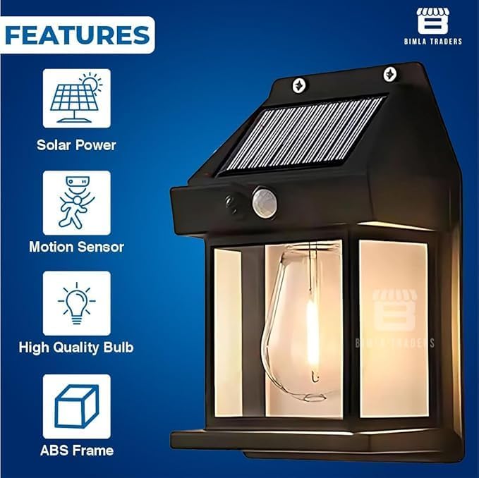 Solar wall lamp