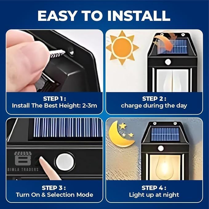 Solar wall lamp