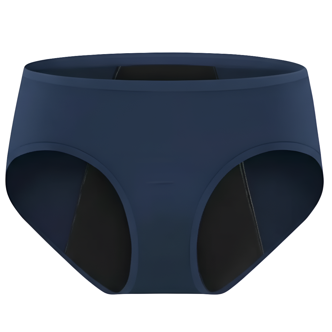 Leakproof Period Underwear for Women | Reusable Menstrual Panty | Full Coverage Protection (Navy)