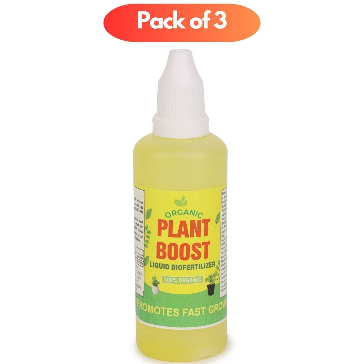 Plant Boost Liquid Biofertilizer for All Crops,Organic (Pack of 3)
