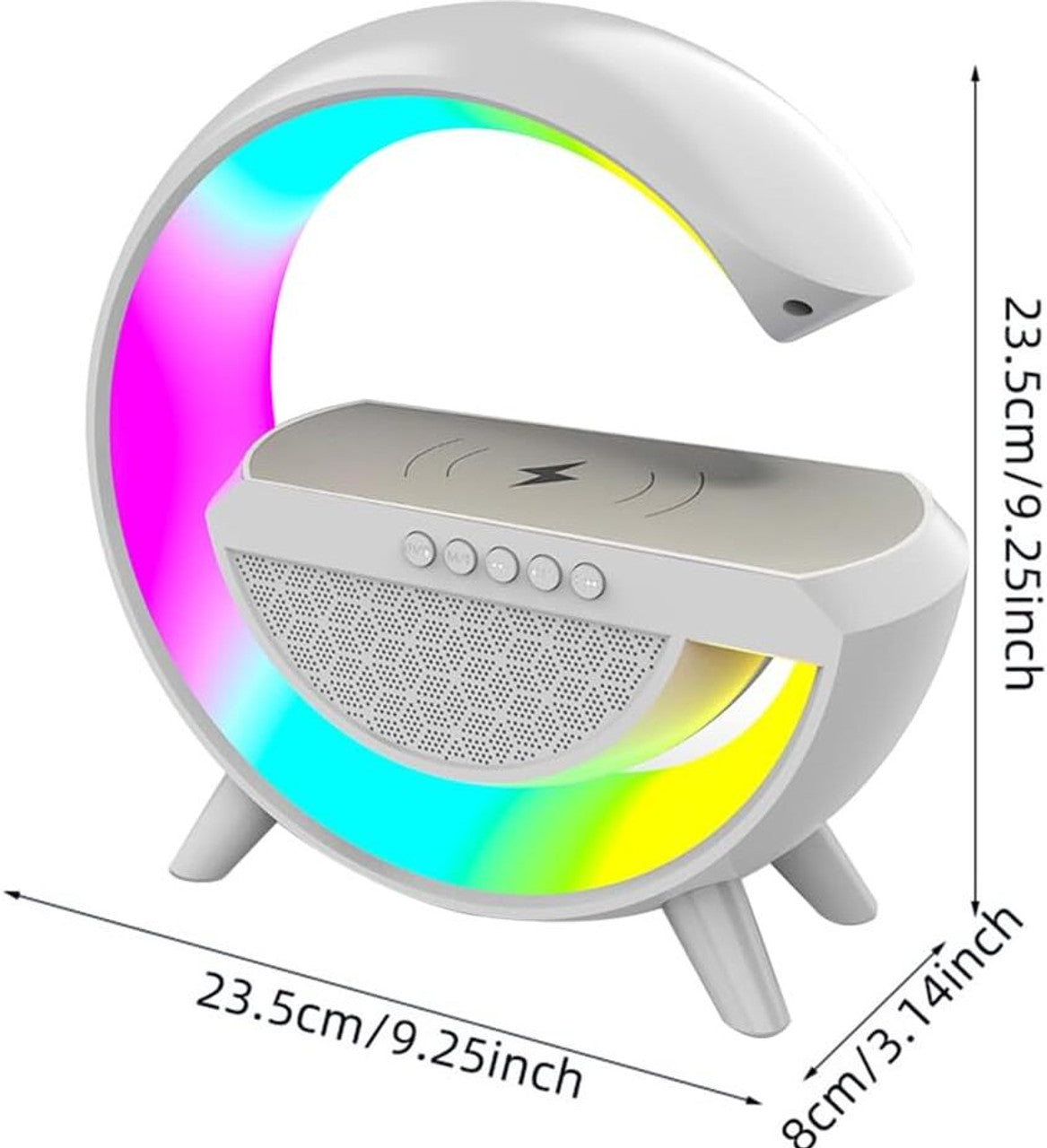 G Lamp with Speaker and Wireless Charger