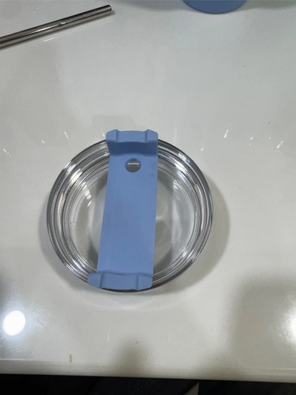 Tumbler with Handle and Straw