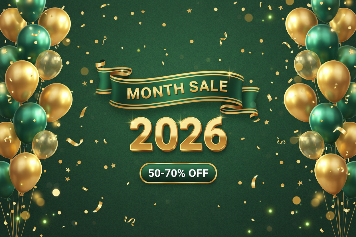 Month Sale 2026 Banner